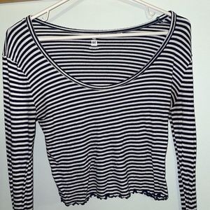 Pacsun blue and white striped top! Came from the “Me to We” collection. Size M